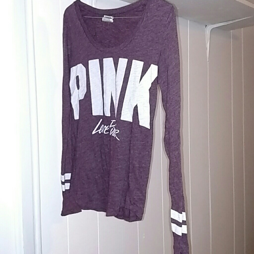 Victorias Secret Pink Long Sleeve Shirt
